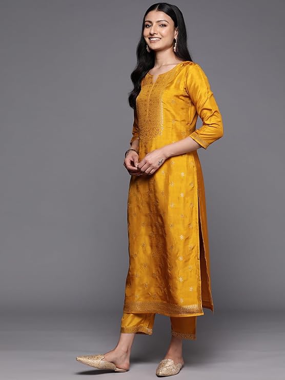 LIBAS YELLOW KURTA SET