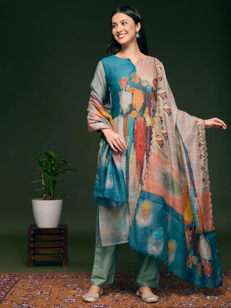 Cotton Fashor Anarkali Kurta Set Myntra